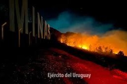 Incendio en cerro La Coronilla