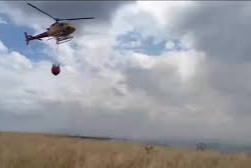 incendio de campo cerca de baygorria