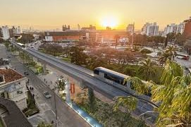 transporte elevado y eléctrico