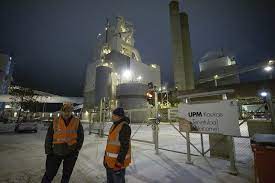 Una huelga en la finlandesa UPM