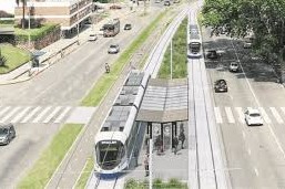 Tren aéreo tranvía