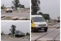 arrollada por un tren en Uruguay