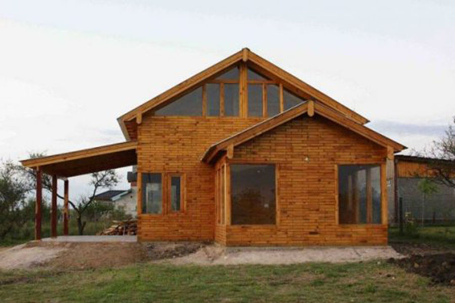 Construirán la primera casa de ladrillos de madera de Chile - Servicio de  Prensa Forestal